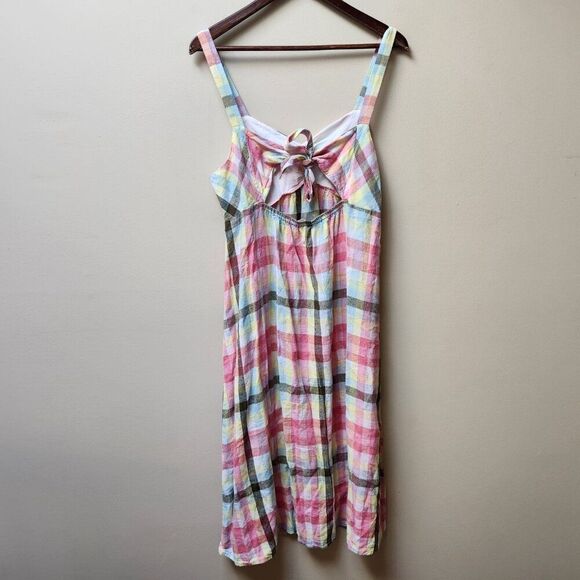 🌻Reitmans plaid cottagecore dress - Picture 5 of 6